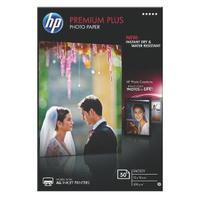 Hewlett Packard HP White 10x15cm Premium Plus Glossy Photo Paper Pack