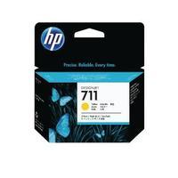 Hewlett Packard HP 711 Yellow Inkjet Cartridge Pack of 3 CZ136A