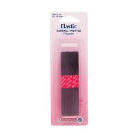 Hemline Black Elastic 12mm