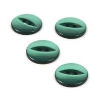 Hemline Emerald Basic Fish Eye Button 4 Pack