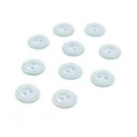 hemline baby blue basic cut edge button 11 pack