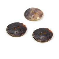 Hemline Natural Shell Mother of Pearl Button 3 Pack