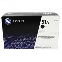 hewlett packard hp 51a black laserjet toner cartridge q7551a