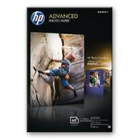 Hewlett Packard HP White 10x15cm Advanced Glossy Photo Paper 250gsm