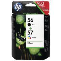 Hewlett Packard HP 5657 Black CyanMagentaYellow Ink Cartridges Pack of