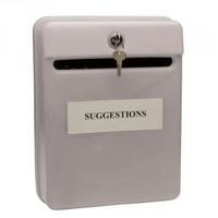 Helix Posting Suggestion Box Grey W81065