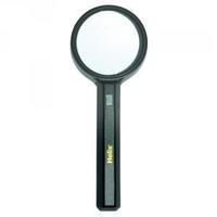 helix 75mm illuminated magnifying glass black mn1025