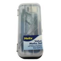Helix Blue and Clear Value Maths Set Pack of 12 A54000