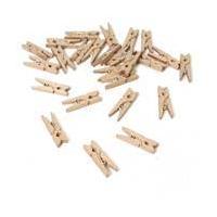 Heritage Christmas Gold Mini Pegs 25 Pack