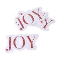 heritage christmas joy die cut toppers 6 pack