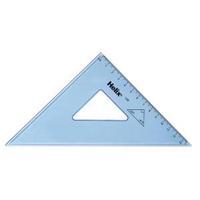 Helix Set Square 21cm 45 Degree Clear Pack of 25 L58040
