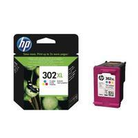 hewlett packard hp 302xl cyanmagentayellow ink cartridge f6u67ae