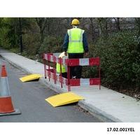 Heavy Duty Yellow Kerb Hopper Access Ramp 750kg cap