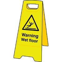 Heavy Duty A-Board - Warning Wet Floor