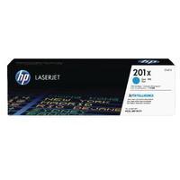 hewlett packard hp 201x cyan high yield laserjet toner cartridge