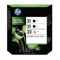 hewlett packard hp 2122 black cyanmagentayellow ink cartridges pack of