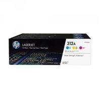 hewlett packard hp 312a cyanyellowmagenta laserjet toner cartridge