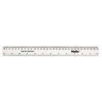 helix 12 inch 30cm clear ruler pack of 100 j61050