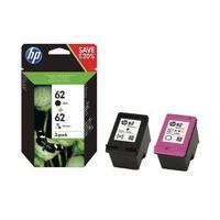 Hewlett Packard HP 62 Black Colour Ink Cartridges Pack of 2 N9J71AE