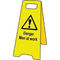 Heavy Duty A-Board - Danger Men at work