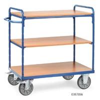 Heavy Duty Shelf Trolley 3 Tier 1000 X 700 X 1152mm High - 600kg Cap