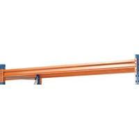 Heavy Duty Shelf 25mm ChipboardSteel Supports Orange 379829