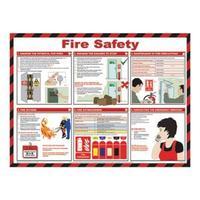 Health and Safety 420x590mm Fire Safety Poster FA601