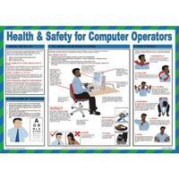 Health and Safety For Computer Operators Poster 420x590mm FAD129