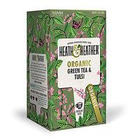 heath heather organic green tea tulsi tea