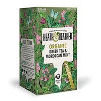 heath heather organic green tea moroccan mint tea