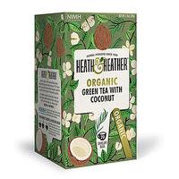 heath heather organic green tea coconut tea