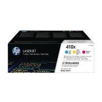 hewlett packard hp 410x high yield cyan magenta yellow laserjet toner