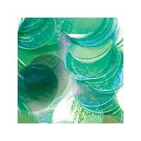 heat resistant circular sequins green