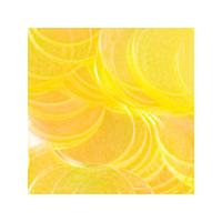 Heat-Resistant Circular Sequins. Lemon Iridescent