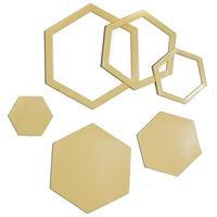 Hexagon Patchwork Templates Set