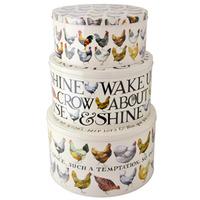 Hen & Toast Set of 3 Round Cake Tins