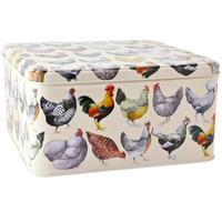 Hen & Toast Small Square Tin