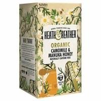 Heath &amp; Heather Organic Camomile &amp; Manuka Honey Tea 20 Bags