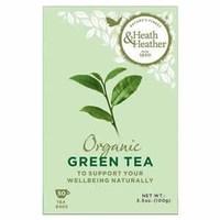 Heath &amp; Heather Organic Green Tea 50 Bags