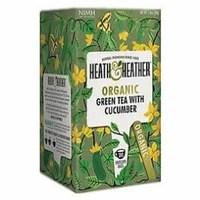 heath ampamp heather organic green tea ampamp cucumber tea 20 bags