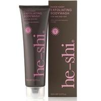 he shi exfoliating body wash 150ml