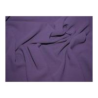 Heavy Triple Crepe Dress Fabric Aubergine