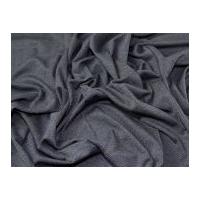 Herringbone Ponte Roma Stretch Jersey Dress Fabric Grey