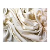 Heavy Stretch Lining Dress Fabric Cream