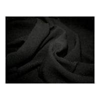 Heavy Triple Crepe Dress Fabric Black