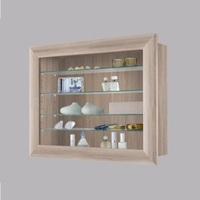 heaven wall mounted glass display cabinet in canadian oak