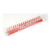 Hemline Straight Knitting Loom Red