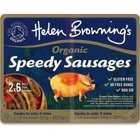 Helen Browning\'s Speedy Sausages (200g)