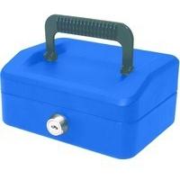 helix 150mm sloping lid cash box blue wa6080