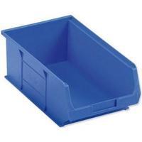 heavy duty polypropylene small parts container w350xd205xh132mm blue p ...